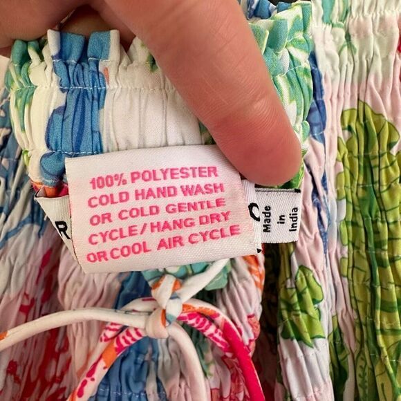 Gretchen Scott Haight Ashbury Skirt/Dress in Various Corals Sea Sway Brights - Picture 10 of 12